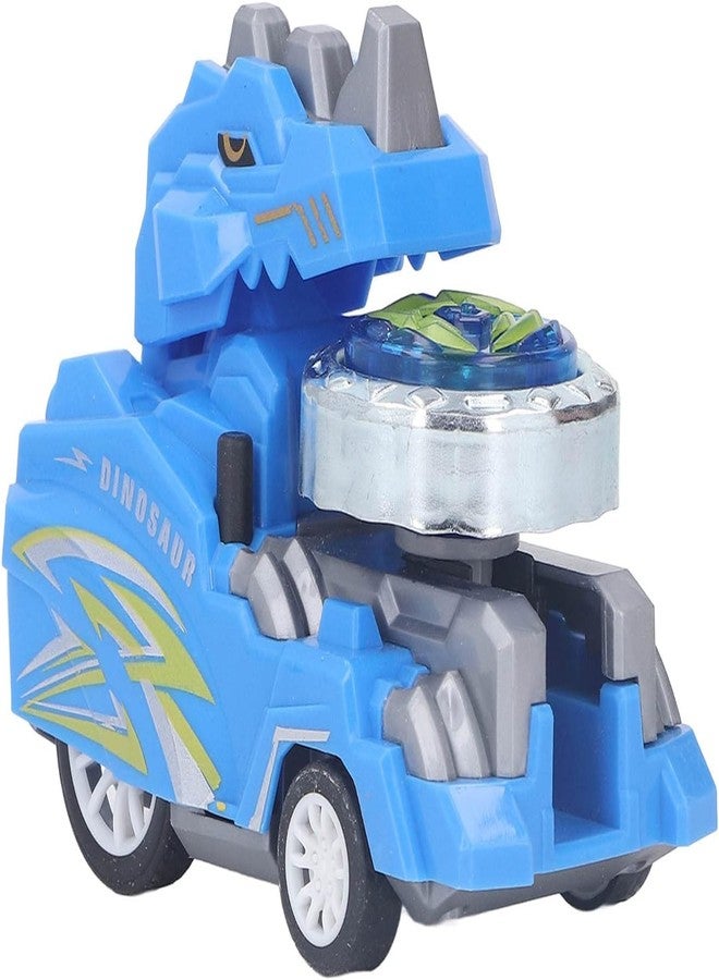 Samip LED Light Up Rotating Gyroscope Toys Cartoon Dinosaur Interactive Endless Fun Flashing Gyroscope (Blue) - Image 1